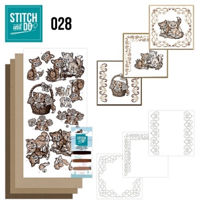 Stitch and Do 028 - Brown Cats